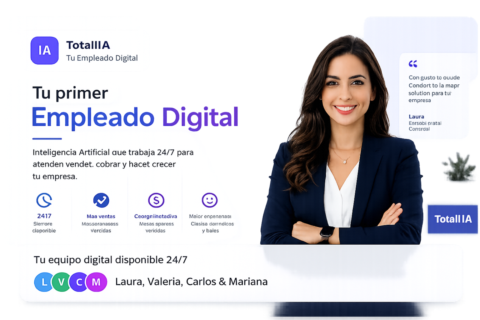 TotallIA, empleado digital para atención y ventas 24/7